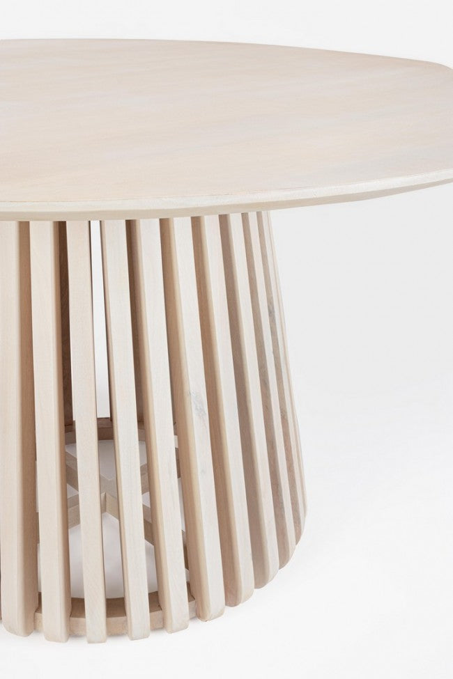 Tavolo Legno Marrone Moderno da Interno 130 cm - ELIJAH