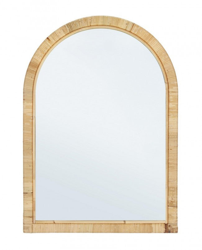 Specchio Arco Legno Marrone Rustico da Parete 50x70 - EDWARDS