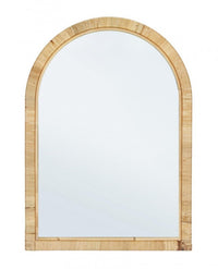 Specchio Arco Legno Marrone Rustico da Parete 50x70 - EDWARDS