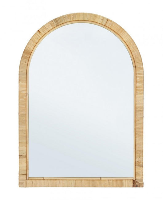Specchio Arco Legno Marrone Rustico da Parete 50x70 - EDWARDS