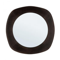 Specchio Legno Marrone Scuro Moderno da Parete 54,5 cm - EVANS