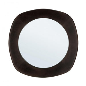 Specchio Legno Marrone Scuro Moderno da Parete 54,5 cm - EVANS