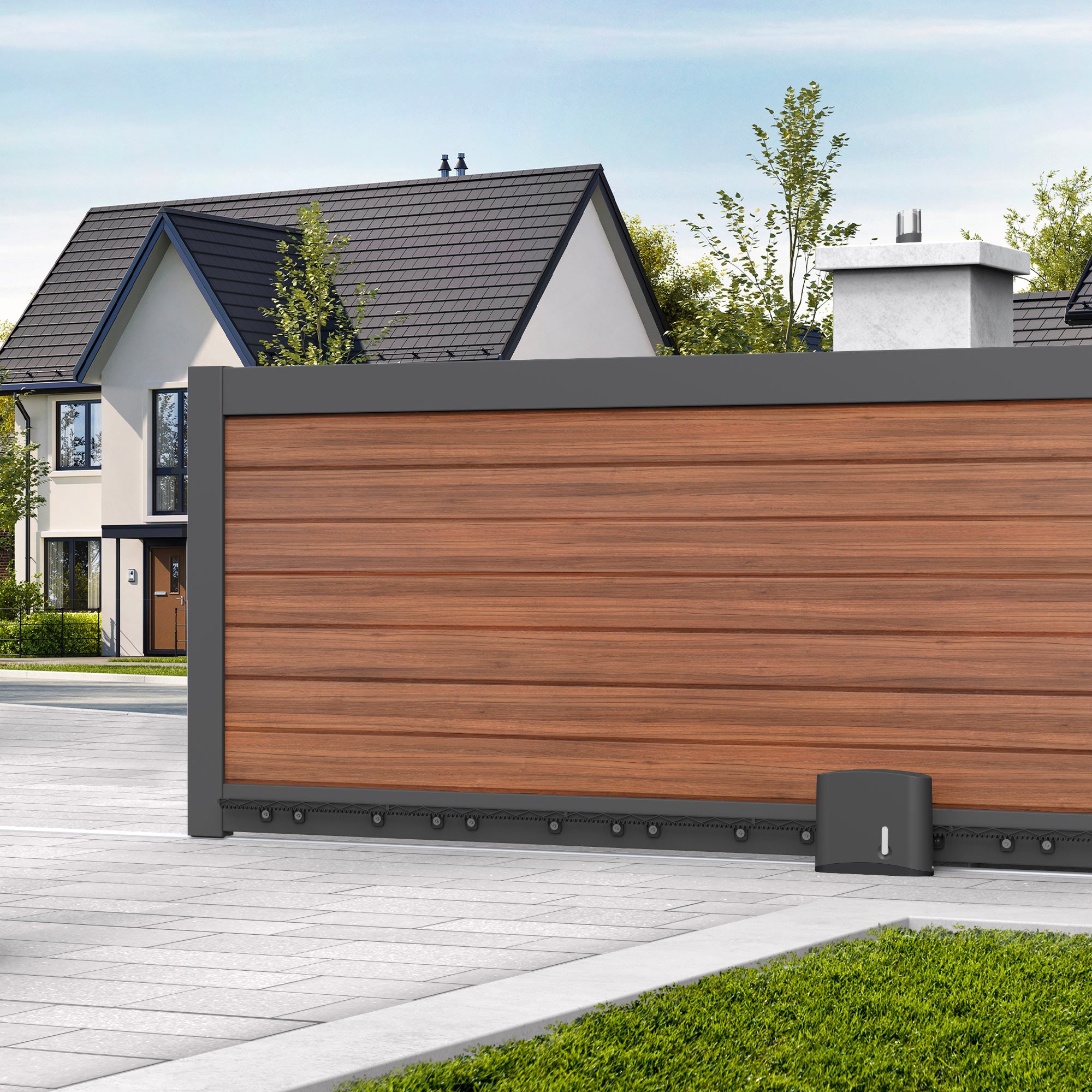 Avidsen Automazione per cancelli scorrevoli 24V - Ante fino a 4 mt / 250 Kg. - Zenia 250 114463