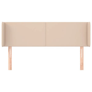 Testiera ad Orecchio Cappuccino 147x16x78/88 cm in Similpelle