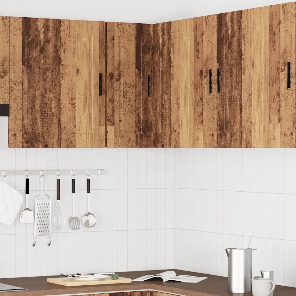 Pensile da Cucina | Mobile da Cucina ad Angolo Porto Legno Antico in Truciolato