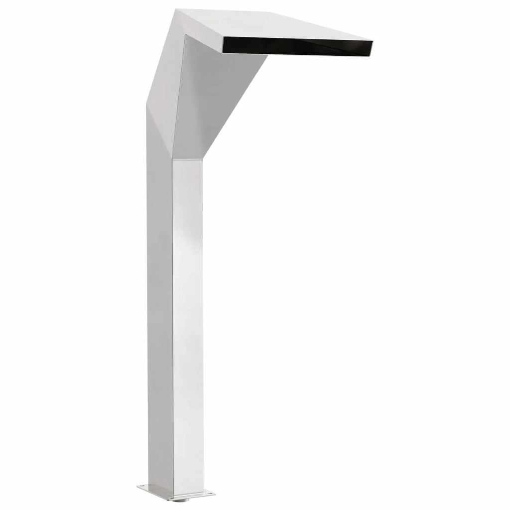 Cascata della Piscina Acciaio Inox 50 x 30 x 90 cm Argento 42039237