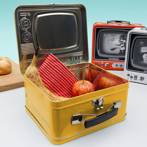 Lunch Box TV Retrò con Animazione