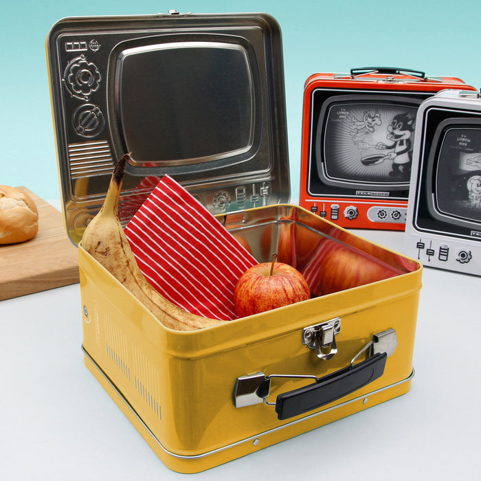 Lunch Box TV Retrò con Animazione