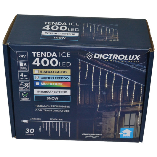 TENDA ICE 400 LED SNOW BIANCO FREDDO