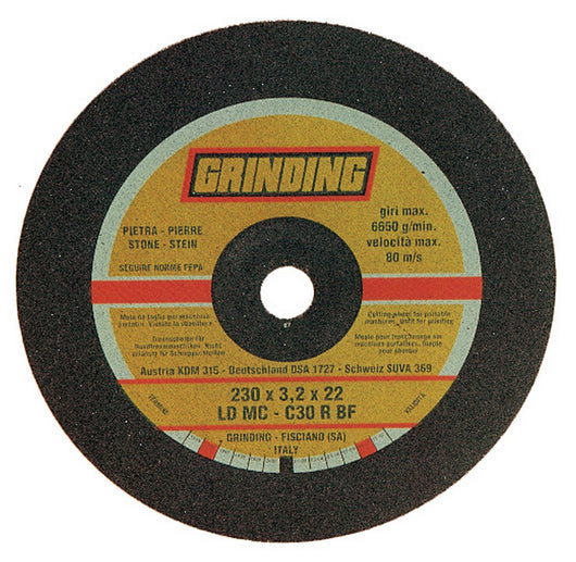grinding disco per marmo diametro 230 mm spessore 3,2mm cod:ferx.11459