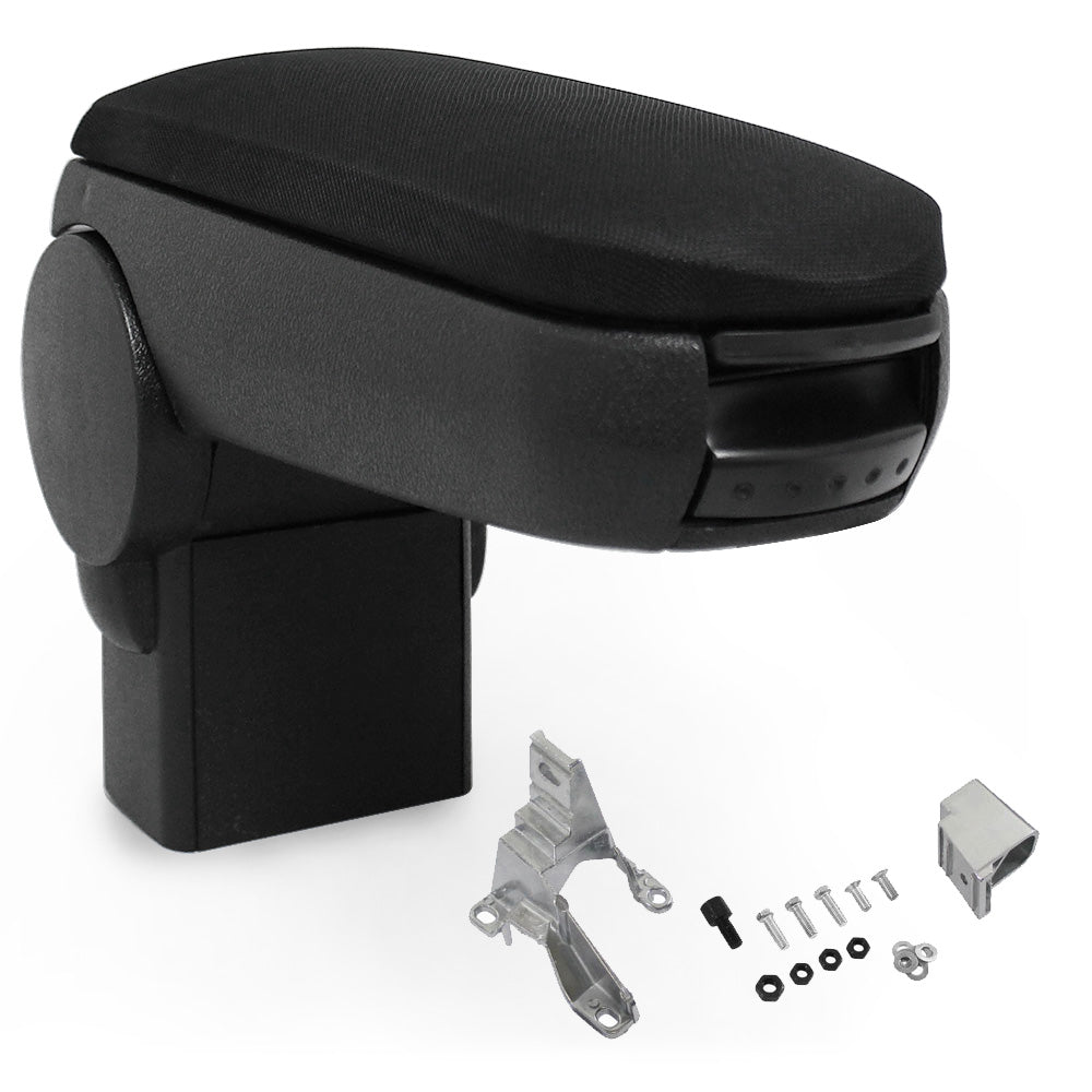 Bracciolo Centrale per Volkswagen Golf IV Bora e New Beetle - Tessuto Nero pro.tec