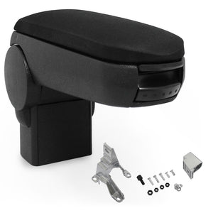 Bracciolo Centrale per Volkswagen Golf IV Bora e New Beetle - Tessuto Nero pro.tec