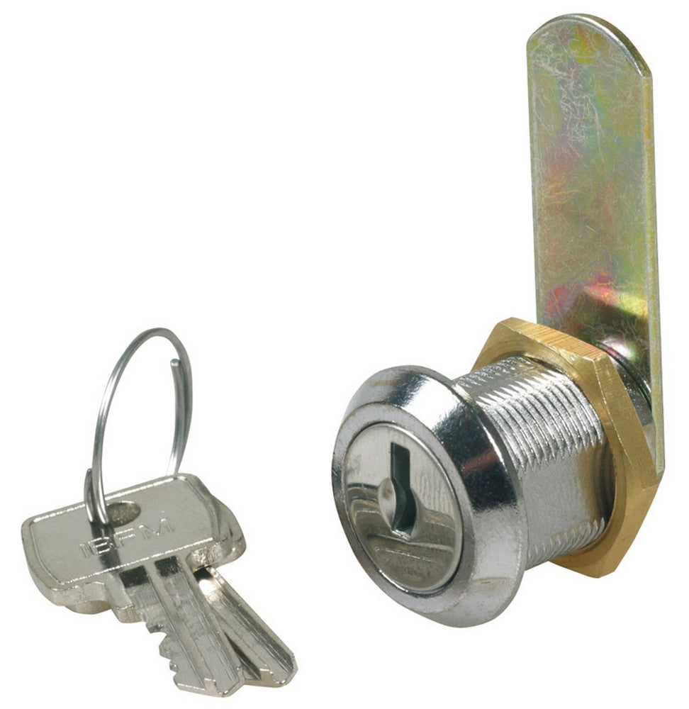 serratura per mobili cilindro cromato ï mm. 19 mm. 20 cod:ferx.vit8000