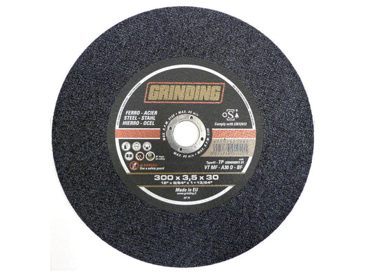 grinding disco per tronchi ferro diametro 300 mm spessore 3,5 mm cod:ferx.11462