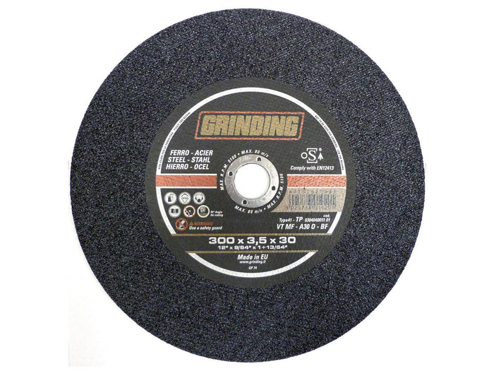 grinding disco per tronchi ferro diametro 300 mm spessore 3,5 mm cod:ferx.11462