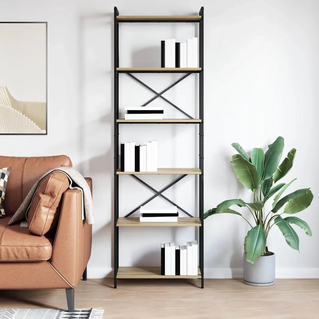 Libreria Rovere Sonoma 60 x 30 x 189,5 cm Legno multistrato 868378