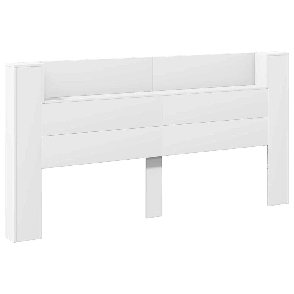 Testiera Letto Bianco Legno ingegnerizzato