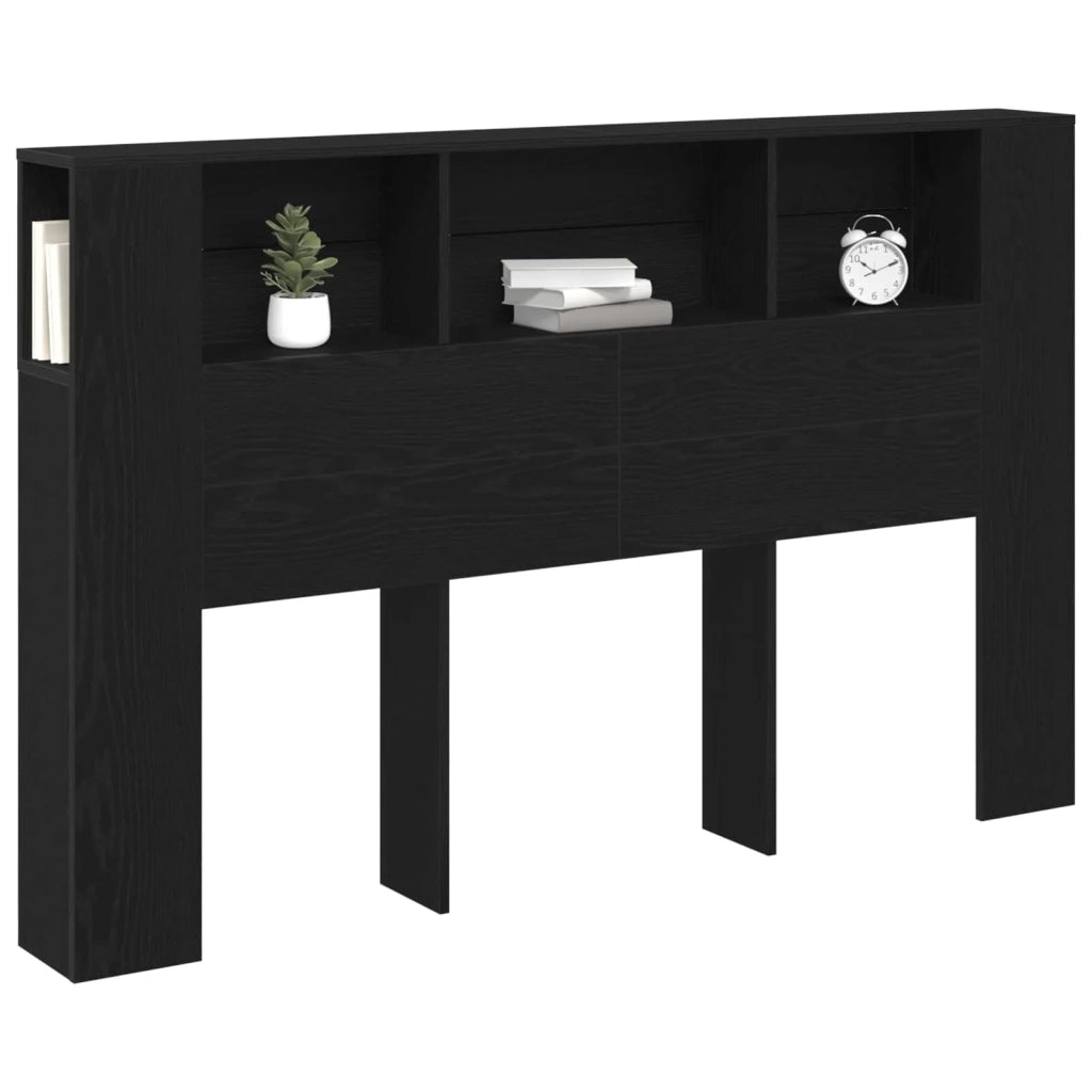 Testiera | Testata del letto Rovere Nero Legno multistrato