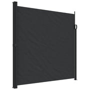 Tenda da Sole | Tenda parasole Laterale Retrattile Nera 200x600 cm