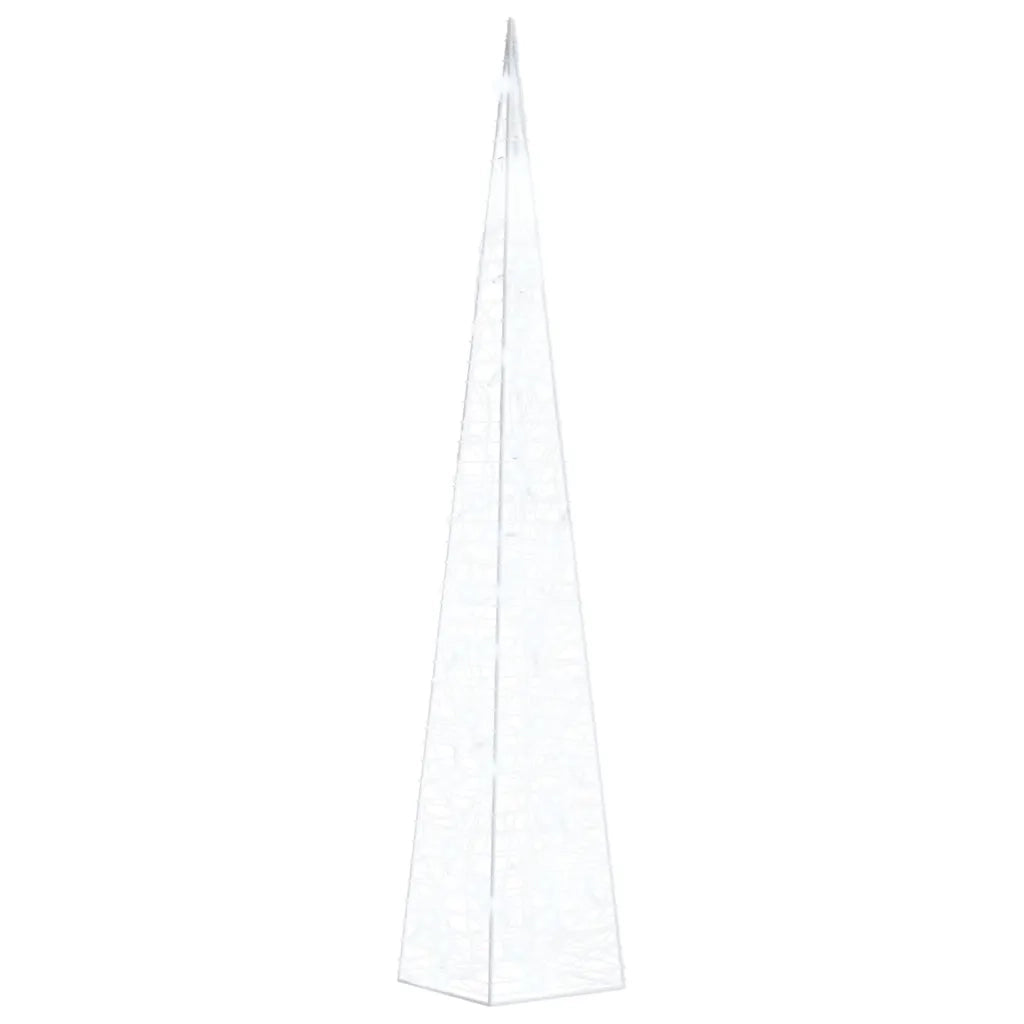 Cono di Luce LED Acrilico Decorativo Bianco Freddo 90 cm CFW8434186