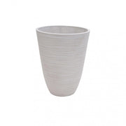 Vaso Piccolo Anemone Ø25,5x32,5 cm in Fibra sintetica Bianco