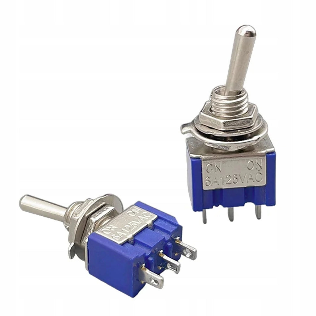 Interruttore a Leva MTS-102 ON-ON – Alta Qualità, 3A 250V / 6A 125V | Versatilità Applicativa