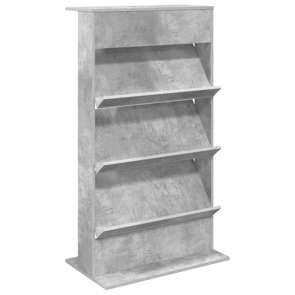 Scaffale per riviste Grigio cemento 70 x 41 x 126 cm CFW1427242