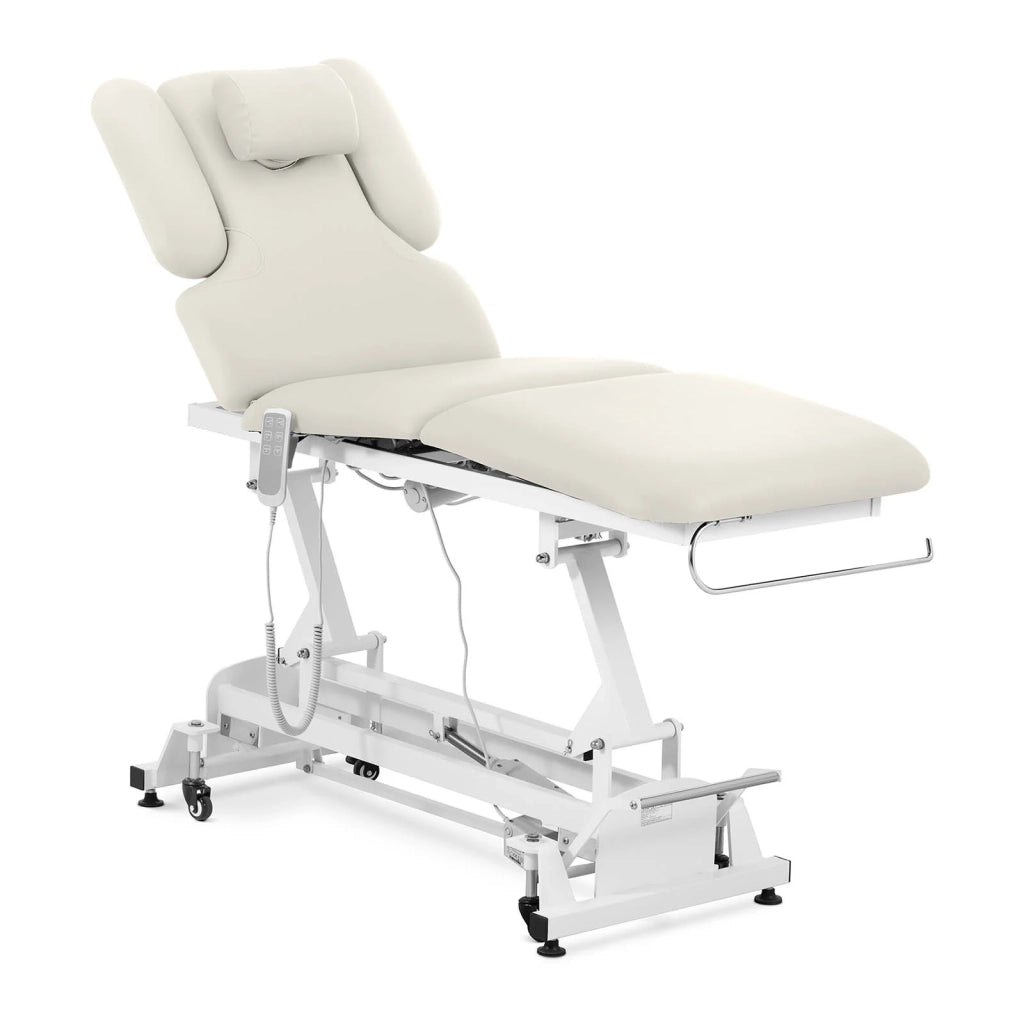 Lettino da massaggio con 3 motori 250 kg beige 14_0007759