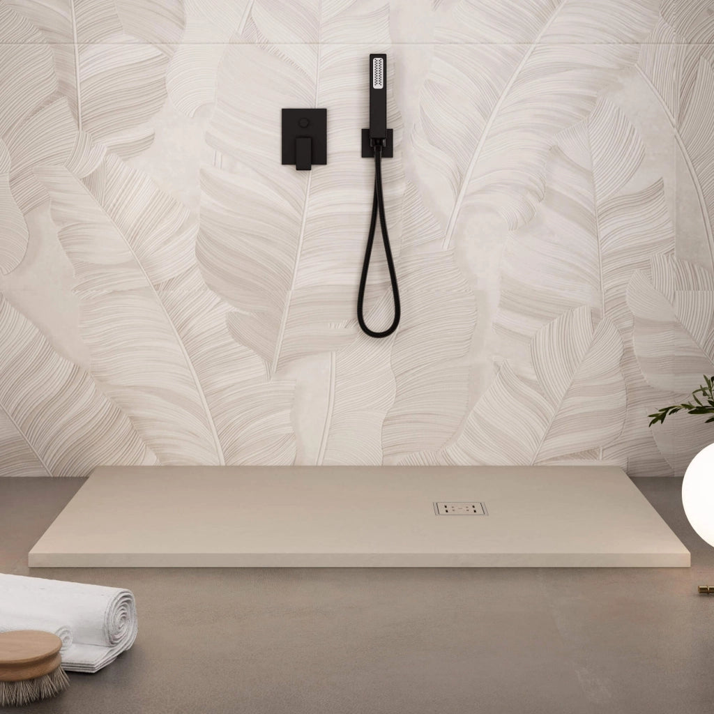 Piatto Doccia in Pietra 100x110 cm Bonussi Canton Crema