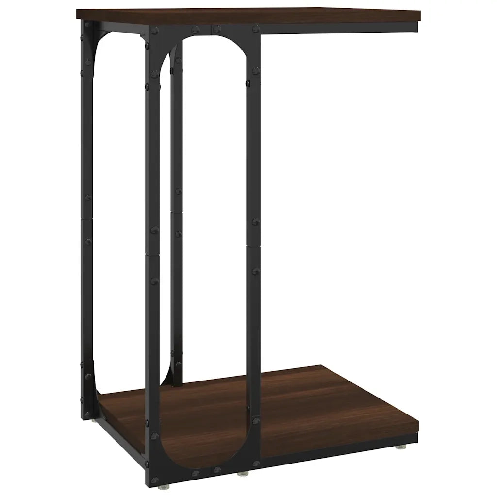Tavolino-Tavolino da soggiorno-Tavolo Rovere Marrone 40x30x60 cm in Legno Multistrato
