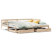 Divano letto | Sof¨¤ letto | Letto singolo Estraibile con Cassetti senza Materasso 90x190 cm