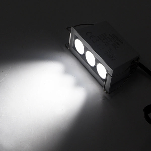 FARETTO LED RETTANGOLARE DA INCASSO PER CONTROSOFFITTI 6W LUCE BIANCA 6000K - ILLUMINAZIONE EFFICACE E DESIGN MODERNO