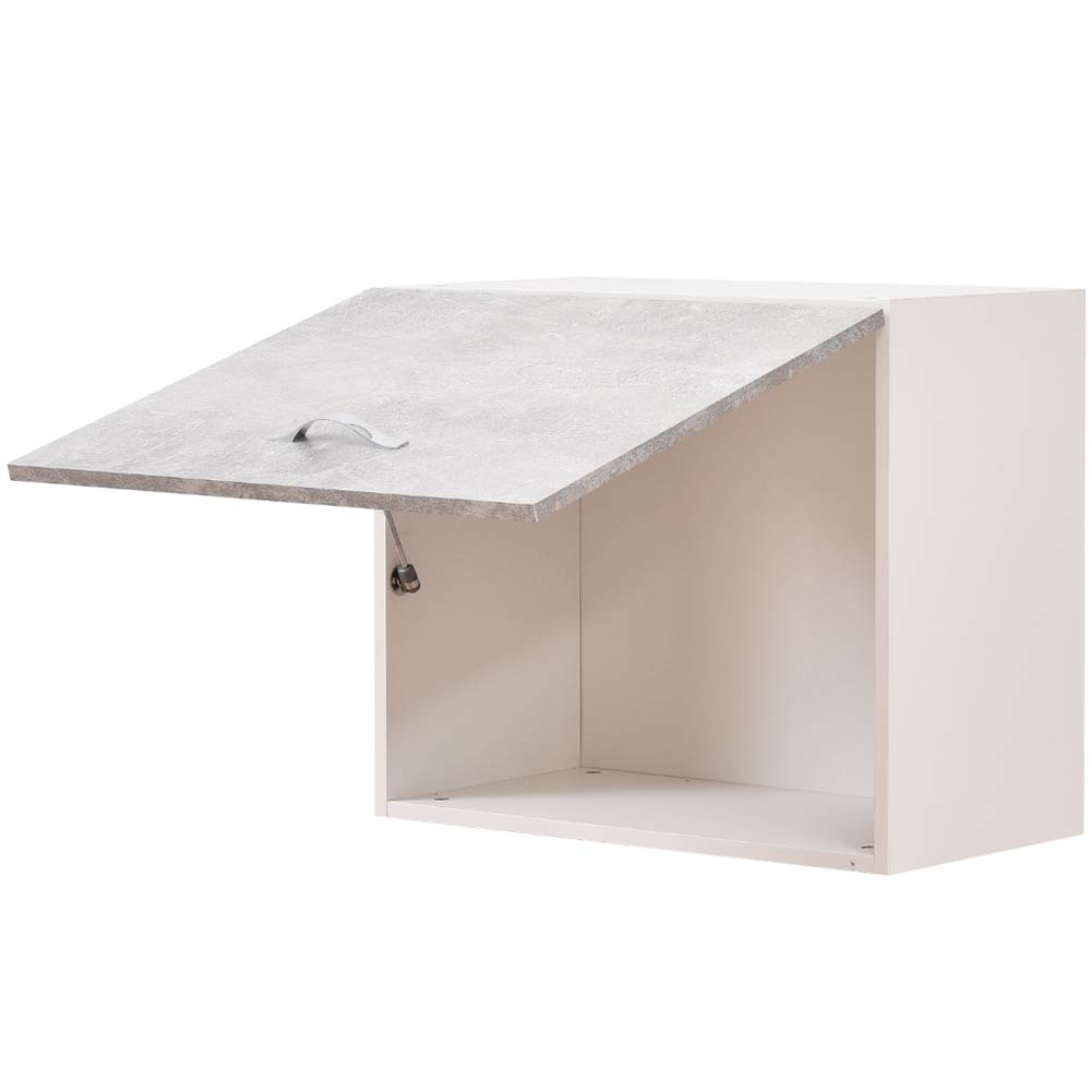 Mobile Cucina Pensile 1 Anta Componibile in Legno Colore Grigio 60x32 H49cm