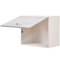 Mobile Cucina Pensile 1 Anta Componibile in Legno Colore Grigio 60x32 H49cm