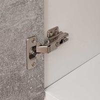 Mobile Cucina Componibile Base 1 anta Colore Grigio Cemento 40x50 H 85 cm