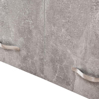 Mobile Cucina Pensile 2 Ante Componibile in Legno Colore Grigio 80x32 H72cm