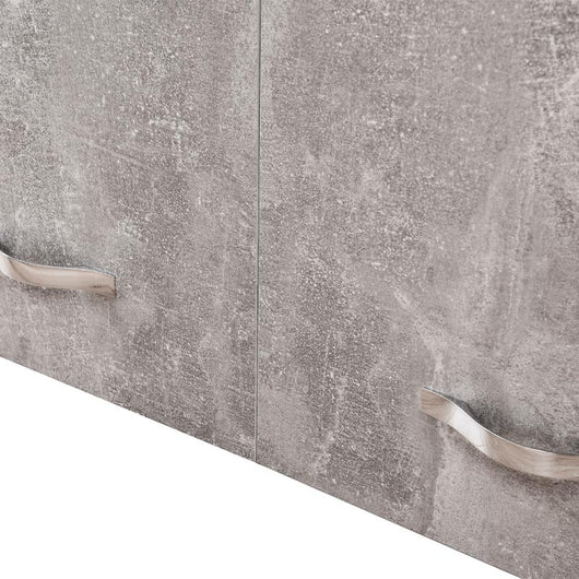 Mobile Cucina Pensile 2 Ante Componibile in Legno Colore Grigio 80x32 H72cm