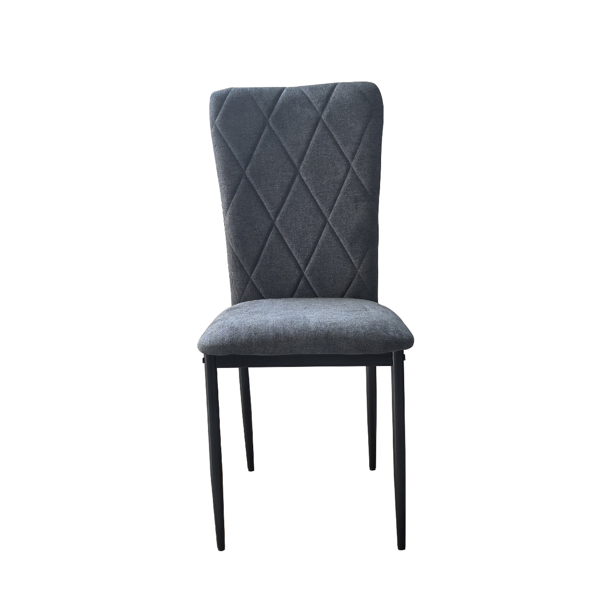 Sedia in Velluto Moderna kIT 4pz Struttura in Metallo Rivestimento in Velluto Tortora