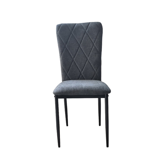 Sedia in Velluto Moderna kIT 4pz Struttura in Metallo Rivestimento in Velluto Tortora