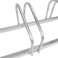 Parcheggio Porta Bici 6 Posti Stand Cavalletto Rastrelliera Bicicletta Acciaio