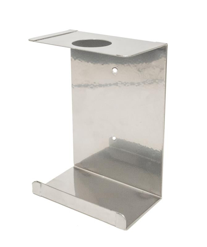 MENSOLA DISPENSER DA PARETE PER IGIENIZZANTE MANI O SAPONE ACCIAIO VERNICE CROMO