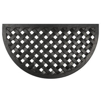 MAURY'S ZERBINO HONEY IN GOMMA PVC  40 X 70 CM COLORE NERO A MEZZALUNA