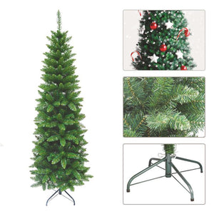 MAURY'S ALBERO DI NATALE EXTRA SLIM 150 CM VERDE USATO COME NUOVO
