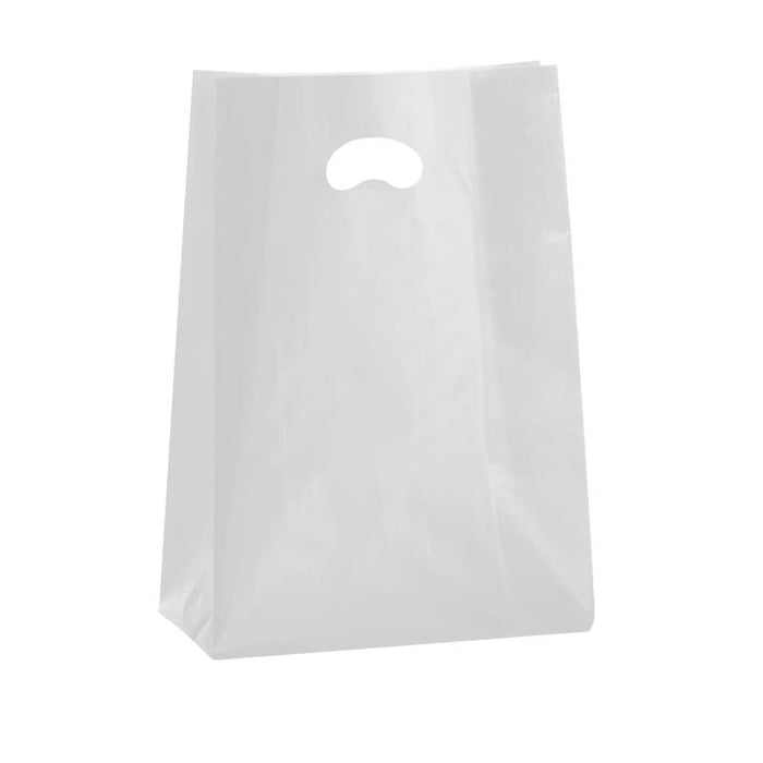 250 BUSTE SHOPPER IN HD 22 X 28 CM CM 60 MYCRON COLORE BIANCO