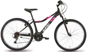 BICICLETTA AURELIA 26" IN COLORE FUCSIA E NERO PER DONNA