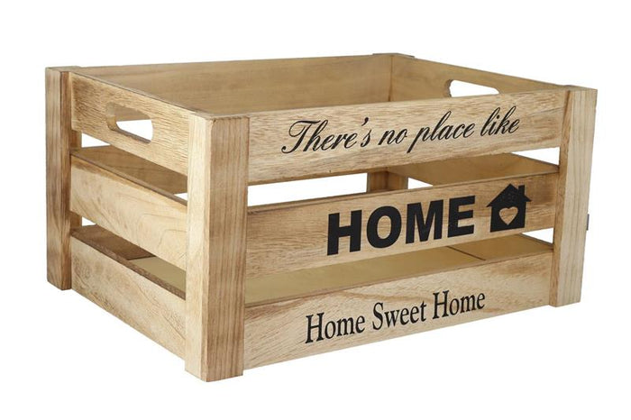 SET DUE CASSETTE HOME SWEET HOME DECORATIVE IN LEGNO