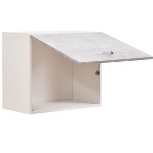 Mobile Cucina Pensile 1 Anta Componibile in Legno Colore Grigio 60x32 H49cm