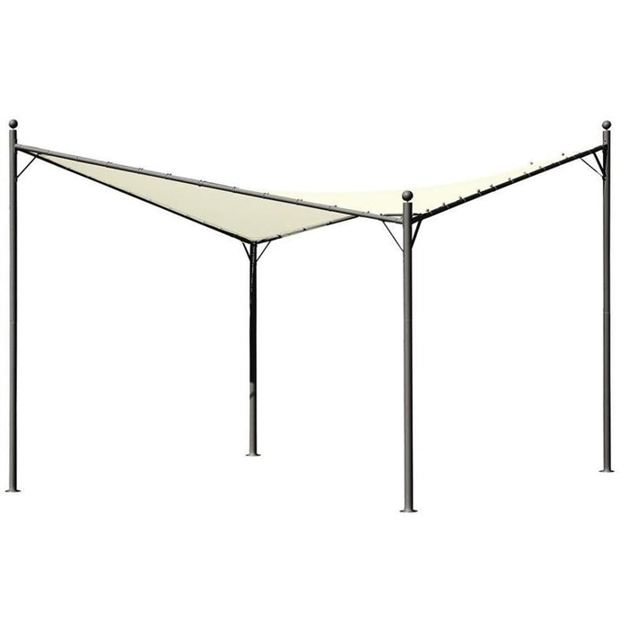 ALICANTE GAZEBO IN ACCIAIO 3,5 X 3,5 MT USATO COME NUOVO