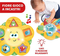 CHICCO TAPPETO SENTIERO DELLE STAGIONI SENSORIALE E INCASTRI 5 TAPPETINI +SUONI E LUCI PER NEONATO E BAMBINI 9+ MESI