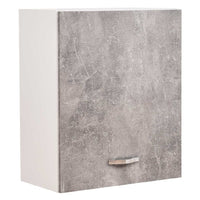 Mobile Cucina Pensile 1 Anta Componibile in Legno Colore Grigio 60x32 H72cm